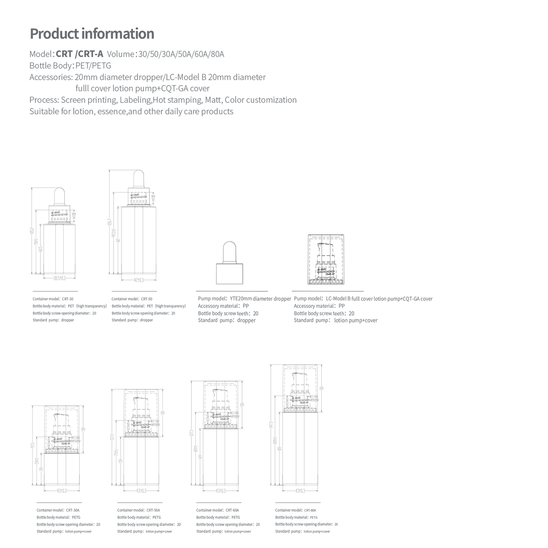 Model:CRT /CRT-A