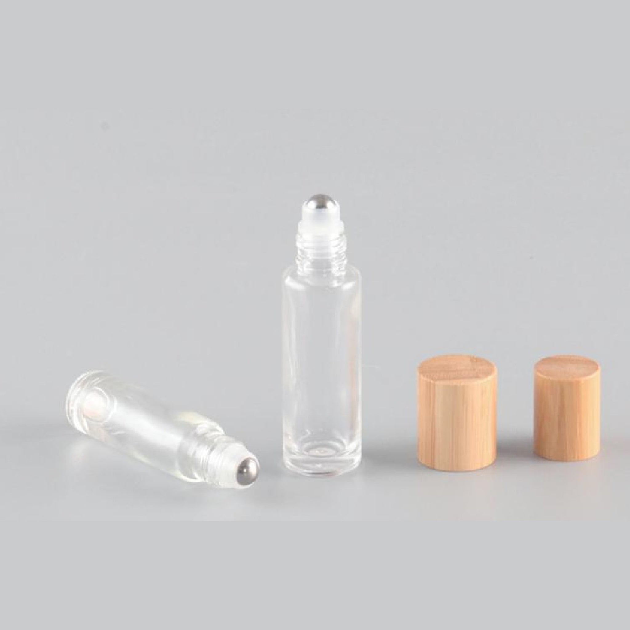 Roller Bottle With Bamboo Cap