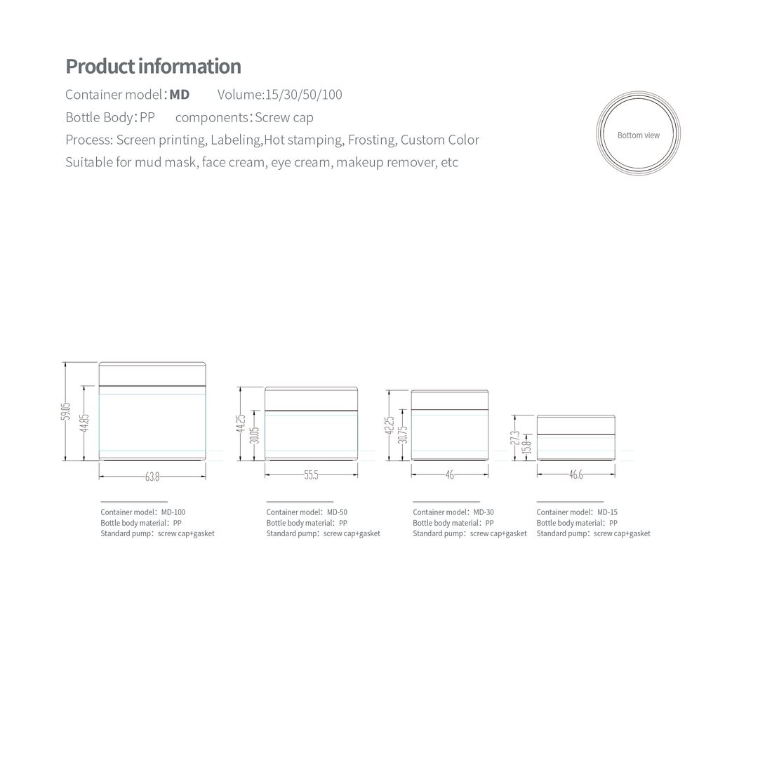 RB Container model: MD - Fresh keeping seal