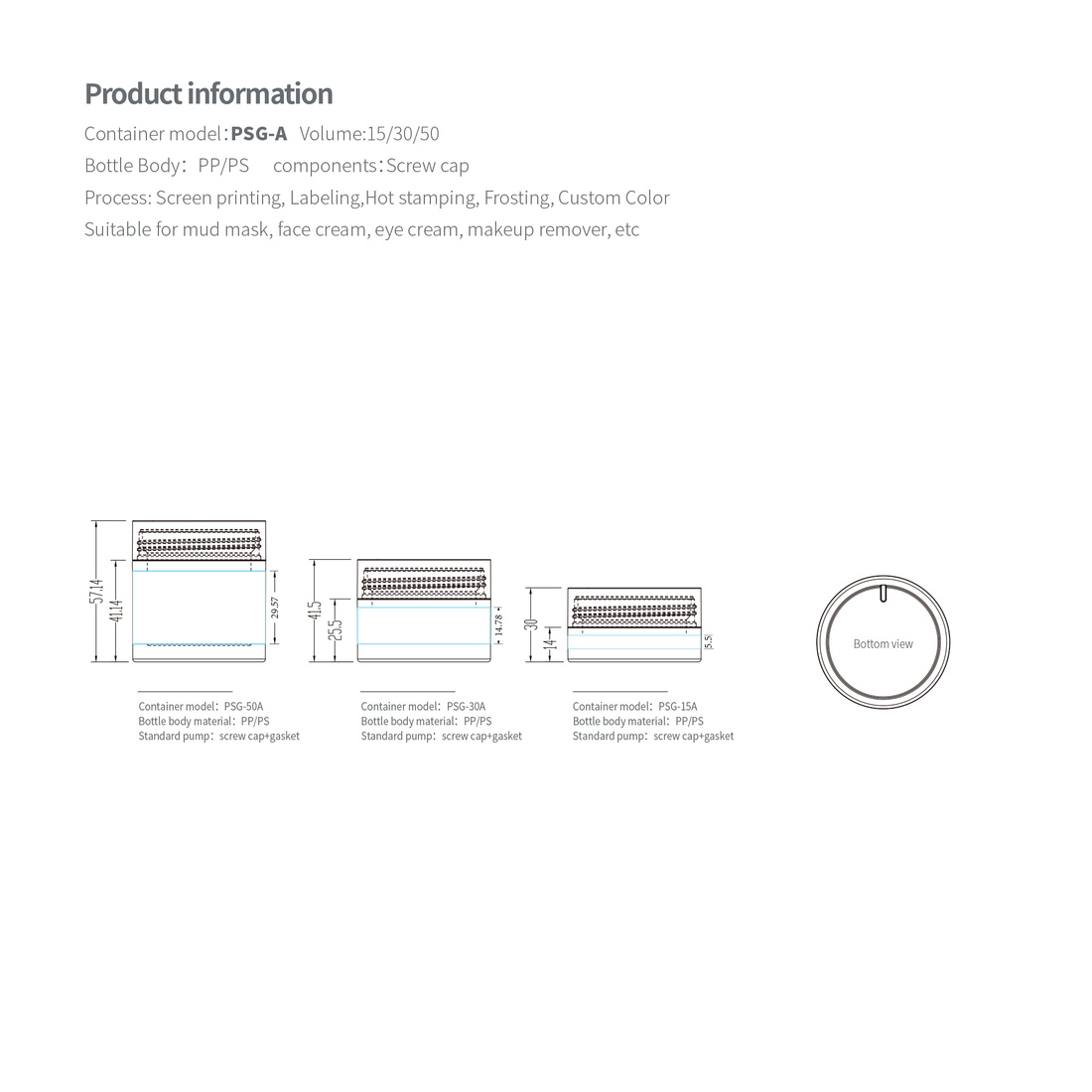 RB Container model: PSG-A - Fresh keeping seal