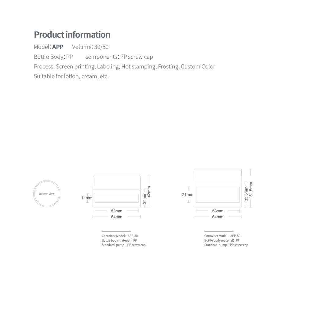 RB Model: APP - Airless