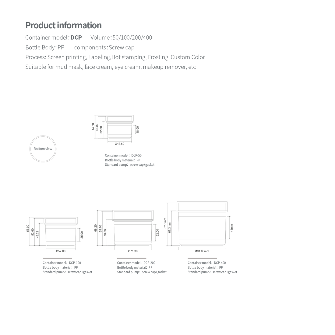 Container model: DCP